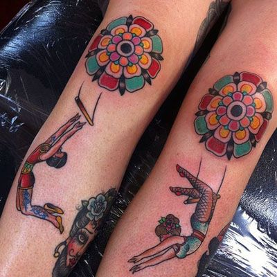 Trapeze knees