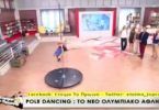 pole fitness live on TV show