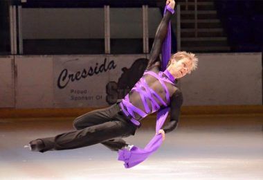 Mark Hanretty introduces Aerial Ice: A breathtaking combination of skating and aerial arts