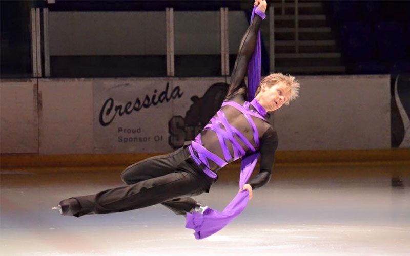 Mark Hanretty introduces Aerial Ice: A breathtaking combination of skating and aerial arts