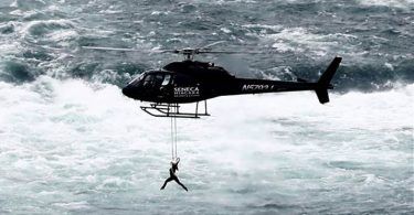 Aerialist Erendira Wallenda Dangles Over Niagara Falls By Her Teeth