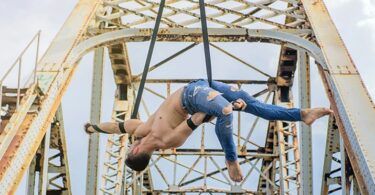 Aerial Straps Where Grace and Strength Take Flight