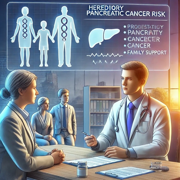 Is pancreatic cancer hereditary? Learn how family history and genetic mutations affect your risk of pancreatic cancer.