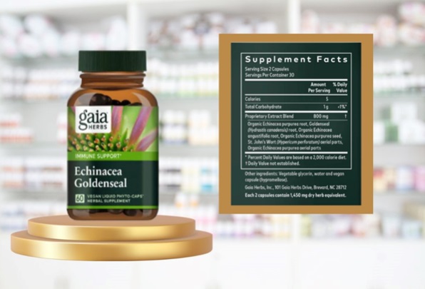 Gaia Herbs Echinacea Goldenseal 