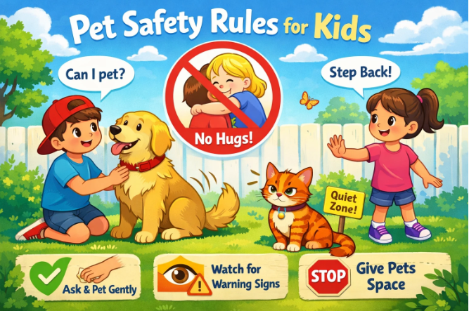 Pet Safety Rules for Kids That Stick. Simple Dog and Cat Safety Tips for Families